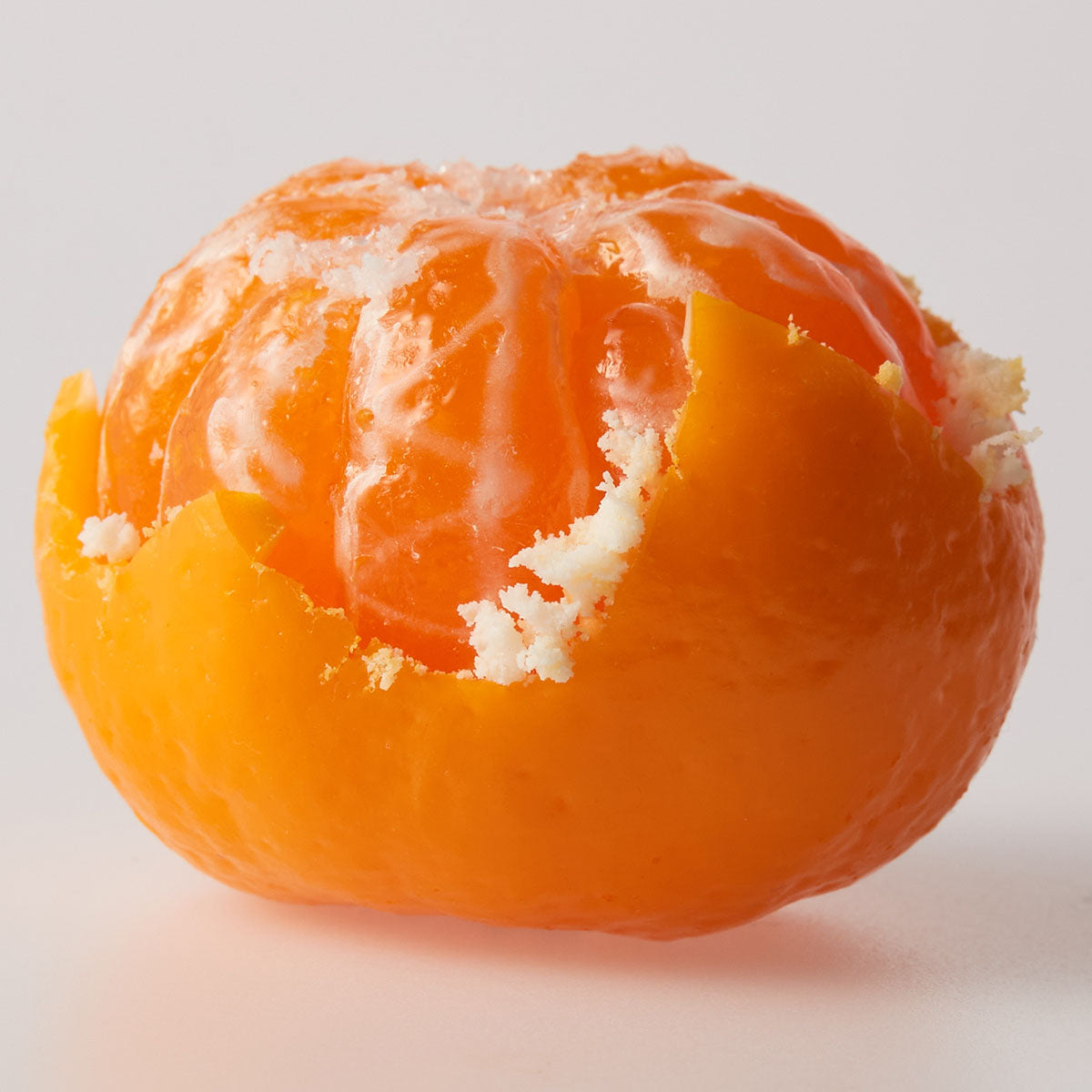 むきかけみかん パーツ 食品サンプル おもしろ雑貨 食品モチーフ プレゼント ギフト 誕生日 送り物 インテリア 果物 フルーツ