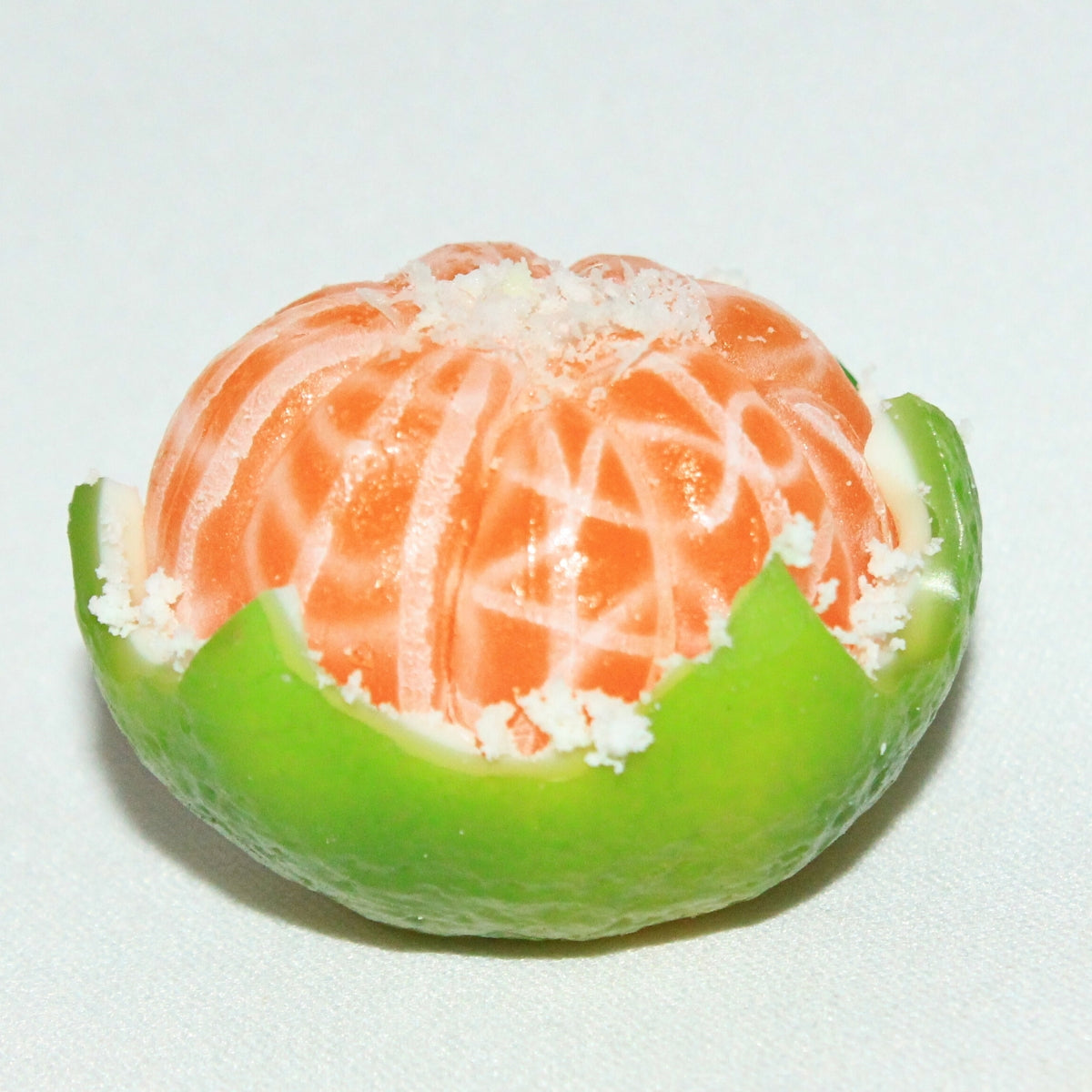 むきかけ 青みかん パーツ 食品サンプル おもしろ雑貨 食品モチーフ プレゼント ギフト 誕生日 送り物 インテリア 果実 フルーツ