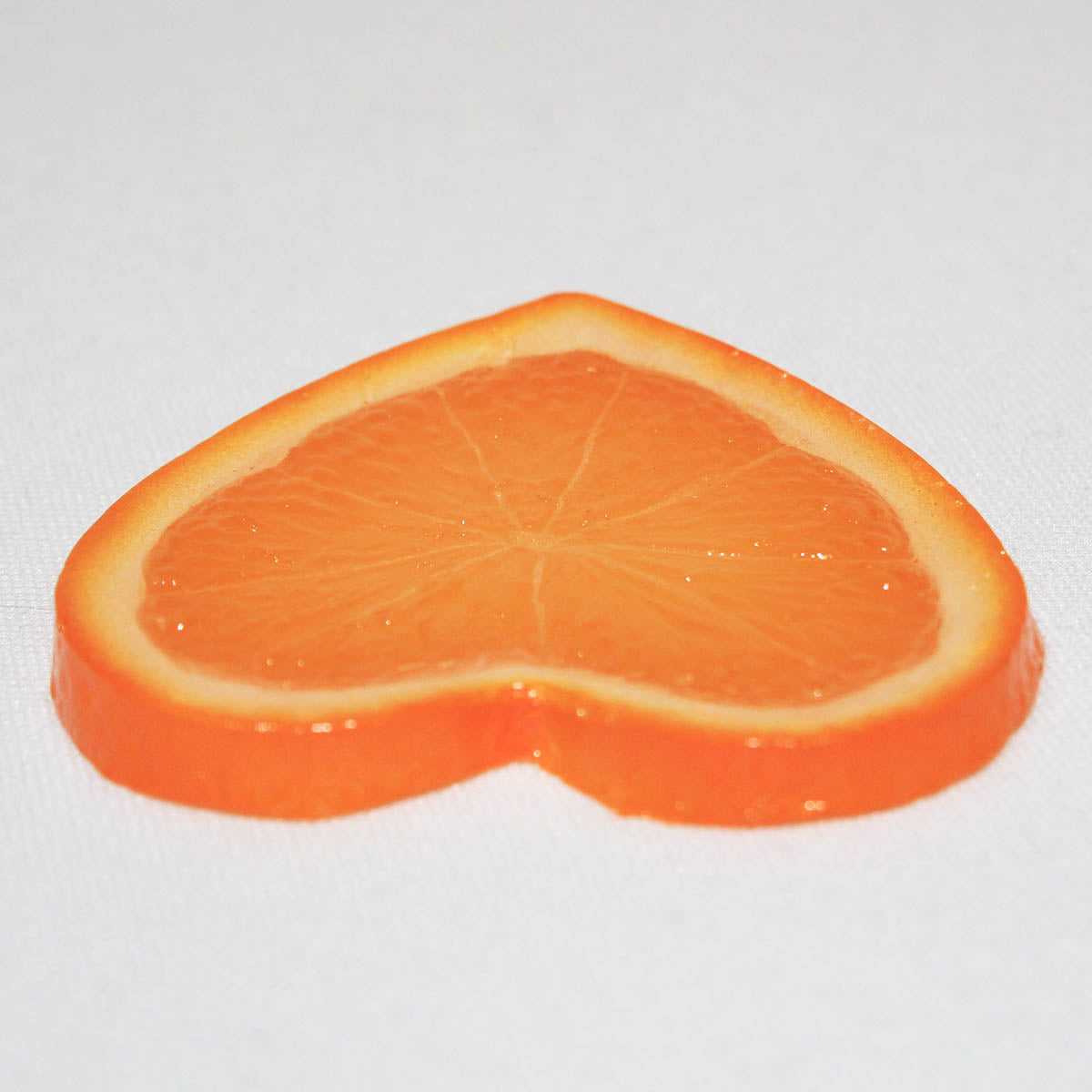 ハート オレンジ パーツ 食品サンプル おもしろ雑貨 食品モチーフ プレゼント ギフト 誕生日 送り物 インテリア 果実 フルーツ