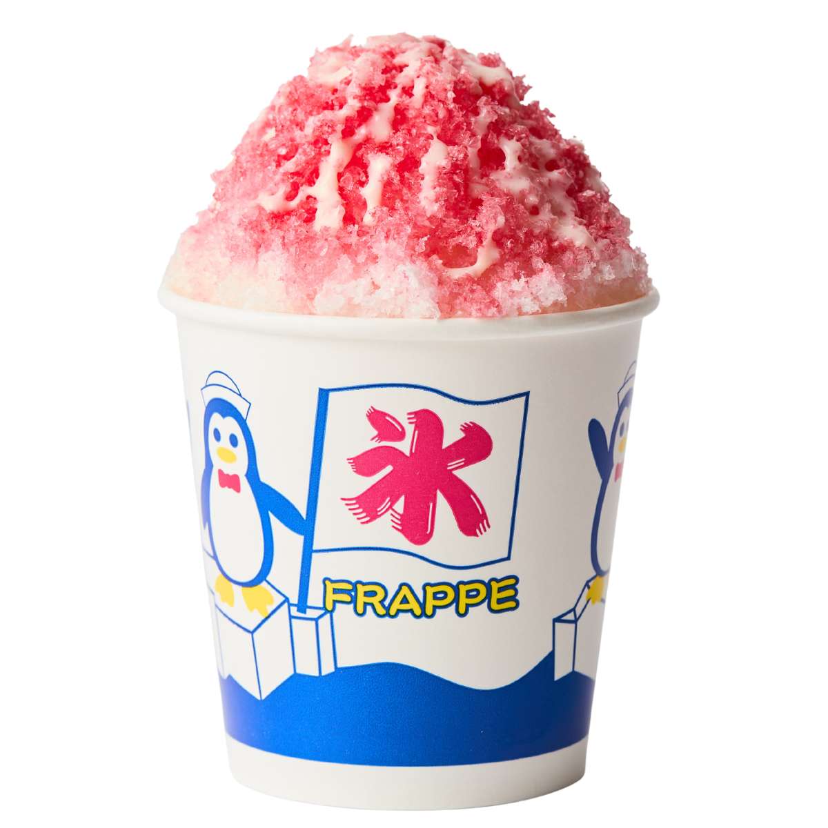 イチゴミルクかき氷カップ