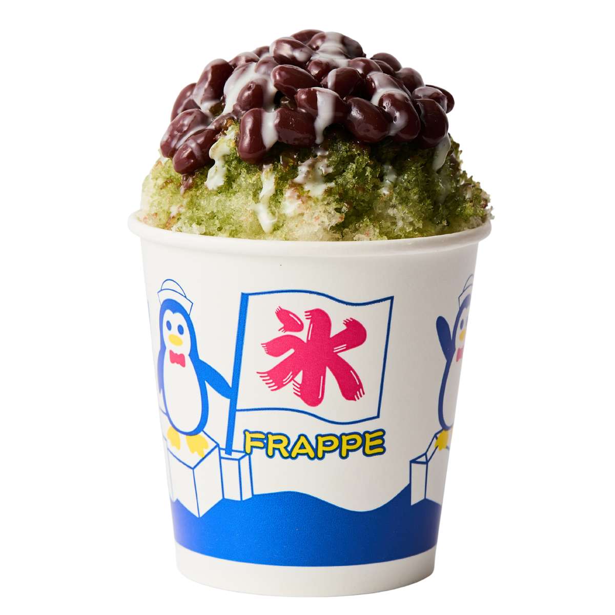 宇治金時ミルクかき氷カップ