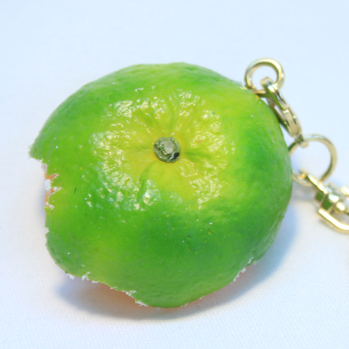 むきかけ 青みかん キーホルダー 食品サンプル おもしろ雑貨 食品モチーフ プレゼント ギフト 誕生日 送り物 インテリア 果物 フルーツ