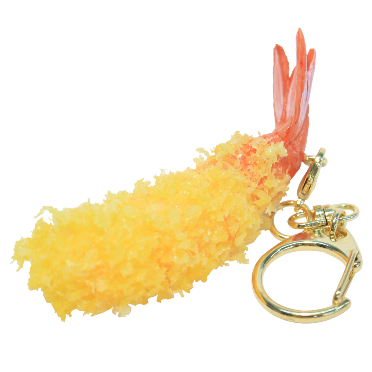 エビの天ぷら S キーホルダー 食品サンプル おもしろ雑貨 食品モチーフ プレゼント ギフト 誕生日 送り物 インテリア 揚げ物 天ぷら