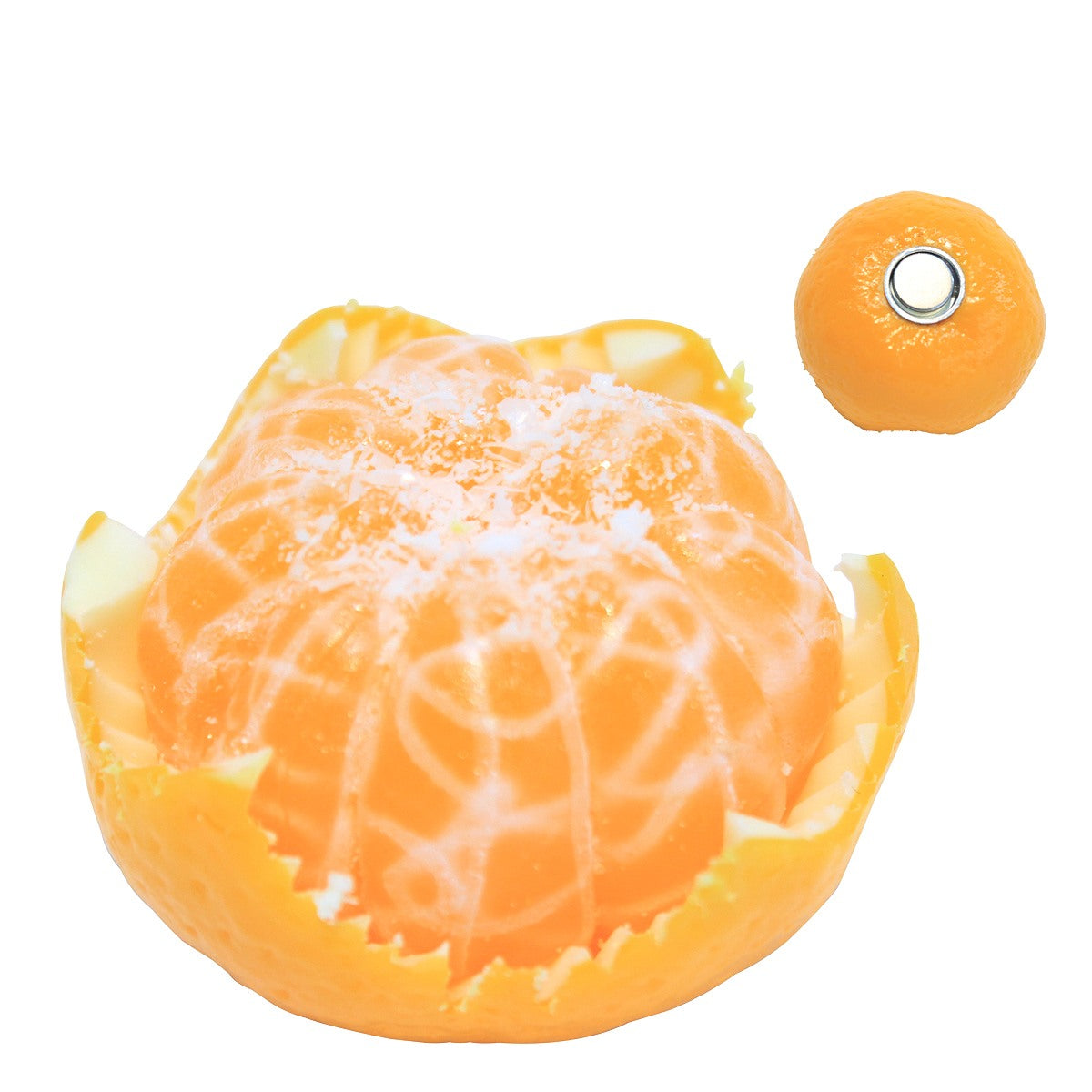 むきかけみかんマグネット