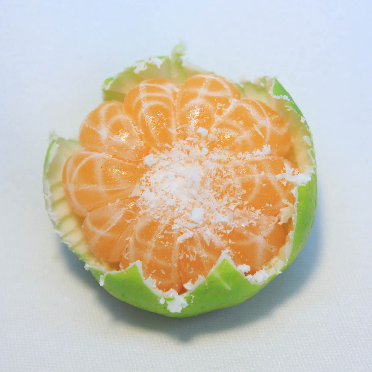 むきかけ青みかんマグネット