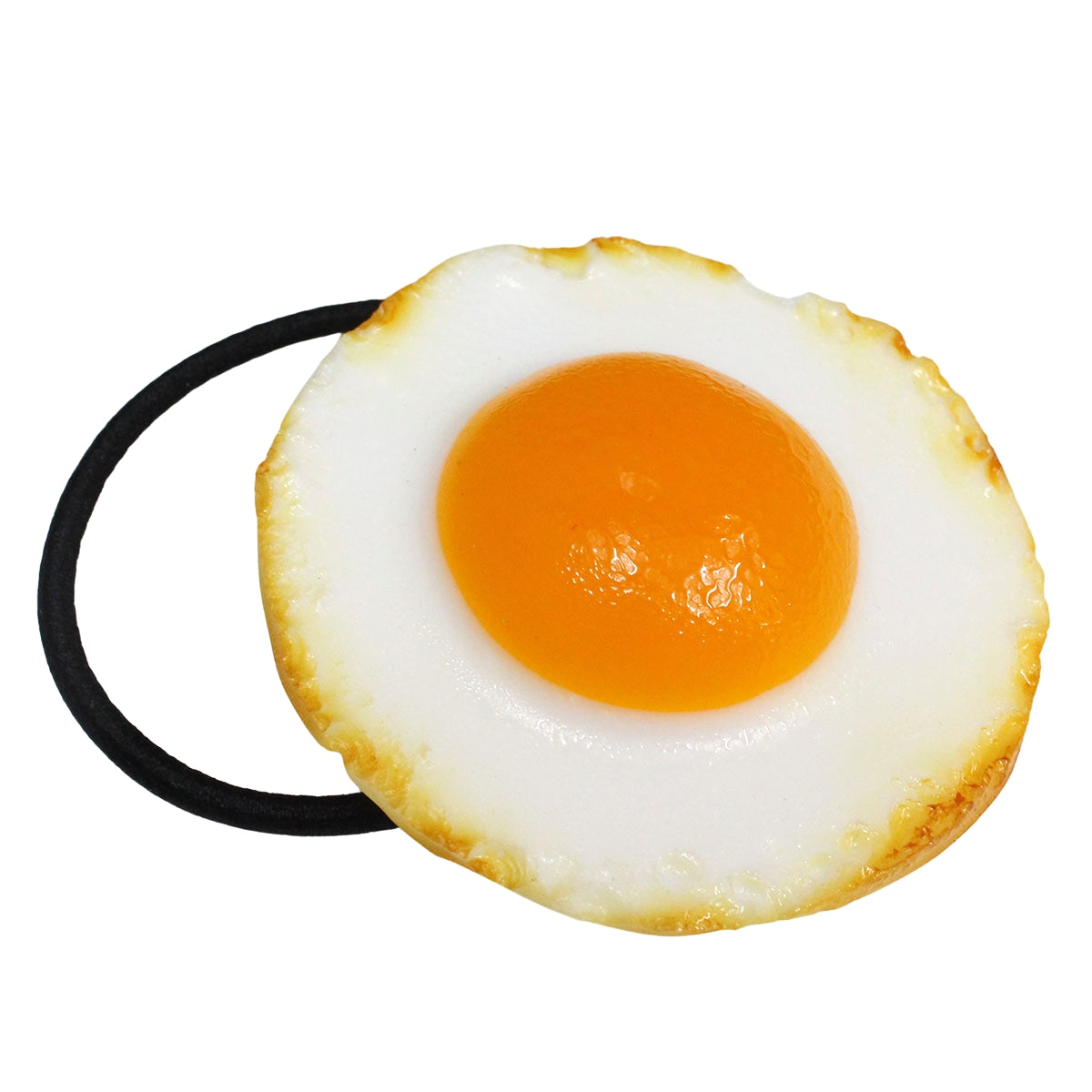 目玉焼き丸ヘアゴム