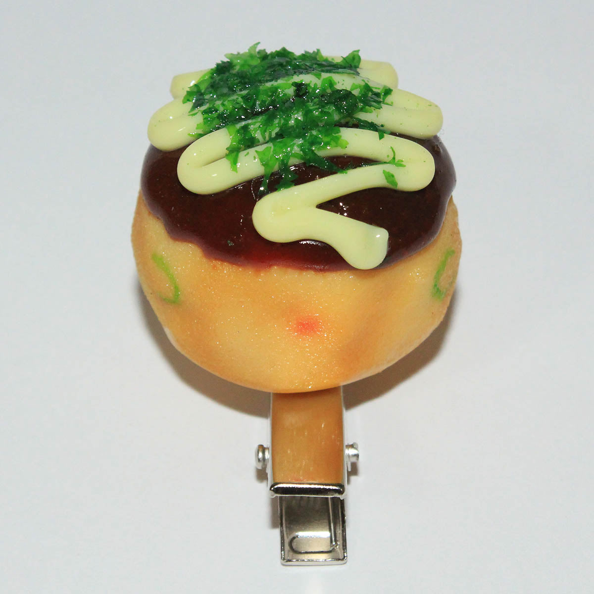 たこ焼きマヨネーズ付Sヘアクリップ