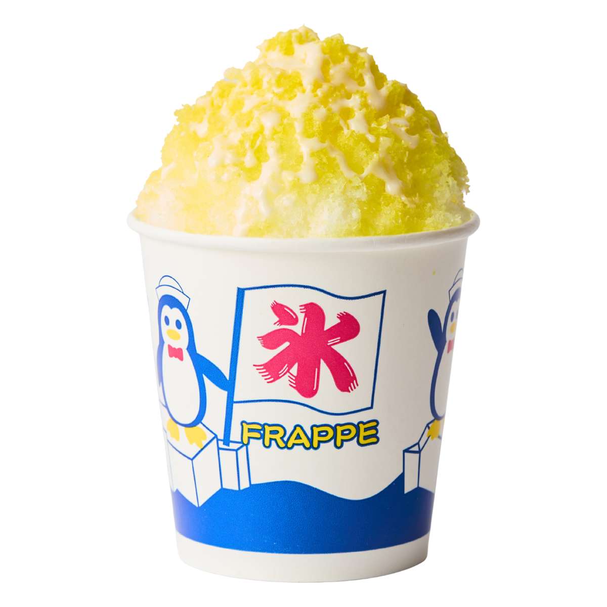 レモンミルクかき氷カップ