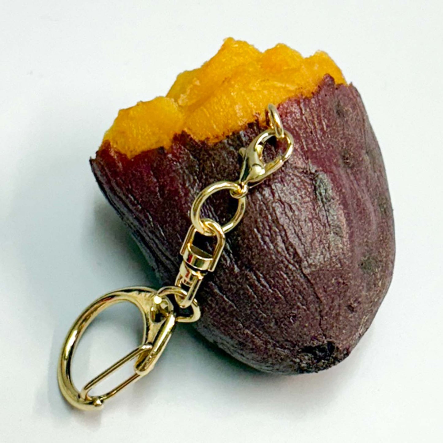 食品サンプル おもしろ雑貨 食品モチーフ プレゼント ギフト 誕生日 送り物 インテリア 焼き芋 キーホルダー