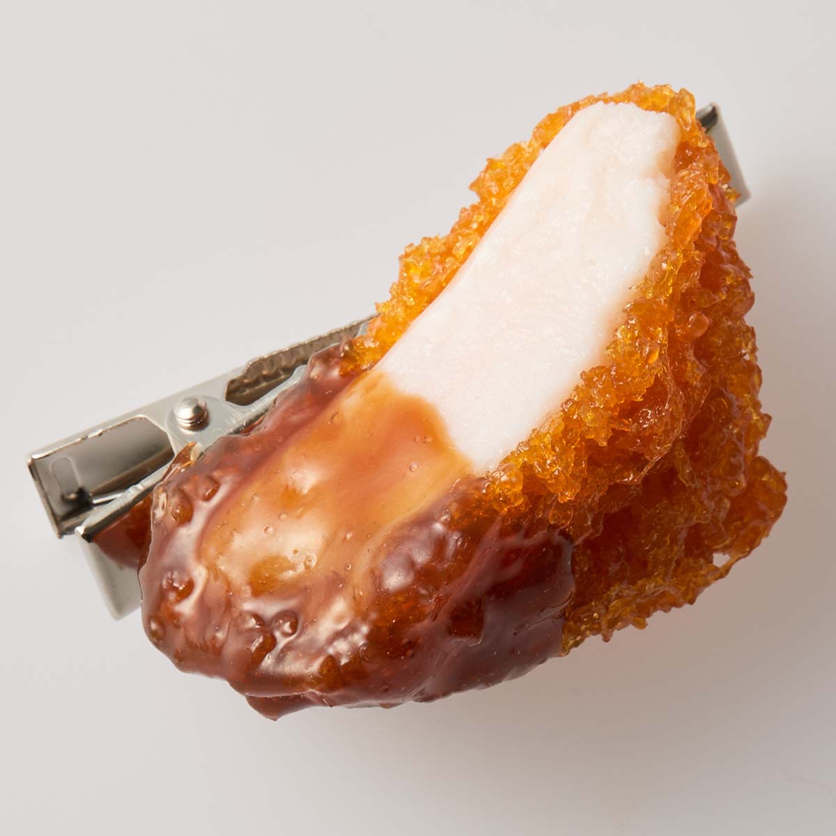 すみっこソースとんかつヘアクリップ