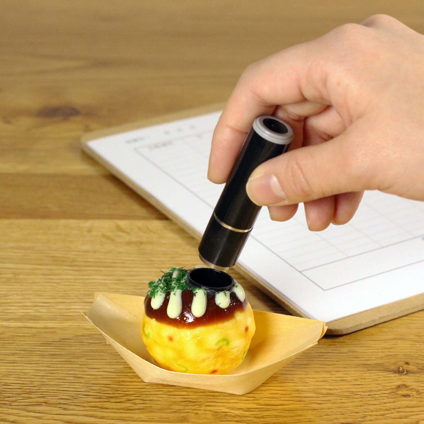 食品サンプル はんこスタンドたこ焼き